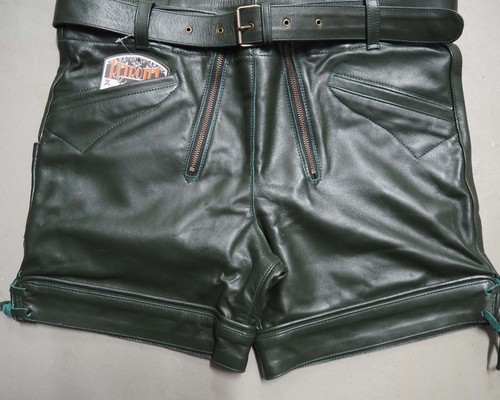 Kurze glattleder hose berti - kurze,
