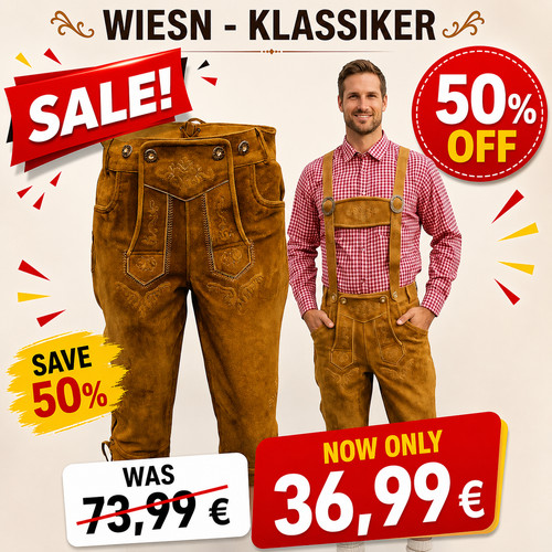 Lange lederhose für herren - lederhose,
