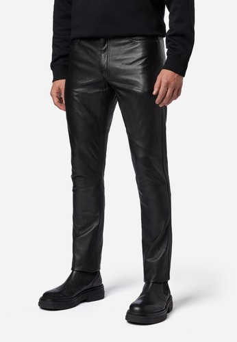 Herren lederhose bono slim fit - lederhose,