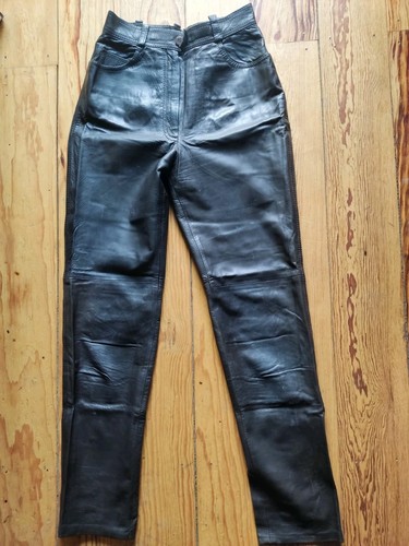 Dunkelbraune top lederhose von - dunkelbraune,