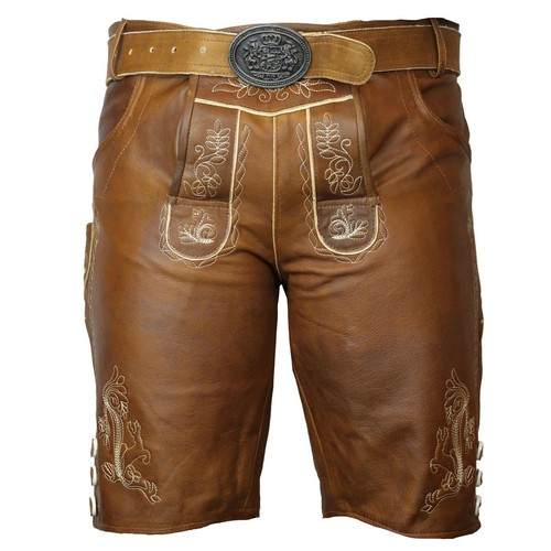 Herren lederhose vincent braun - lederhose,