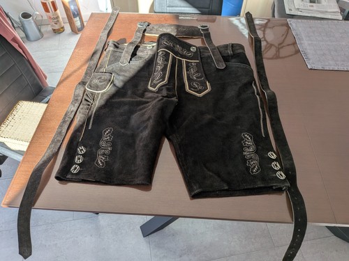 Kurze lederhose mit - lederhose, gr