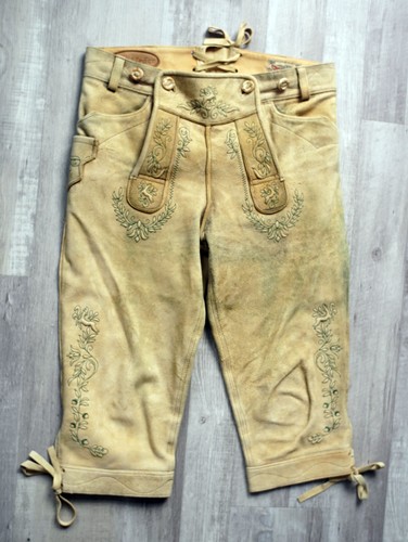Edle hirschlederhose kniebund - edle,