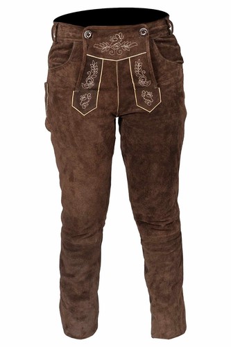 Trachten lederhose lang braun - trachten,