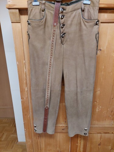 Trachten lederhose mit weste - mit,