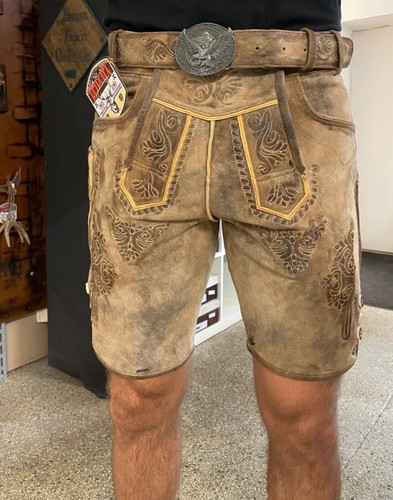Kurze wildbock lederhose - kurze,