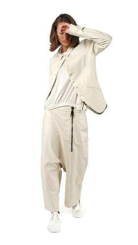 Lederhose schwarz mit - lederhose, in