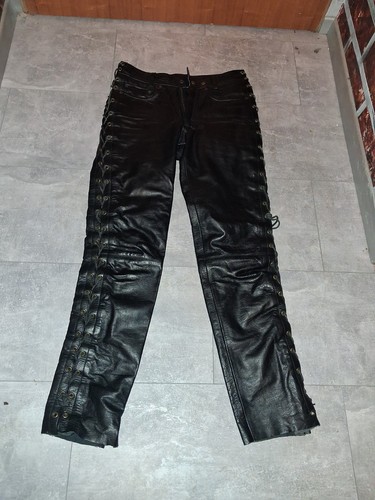 Damen polo motoradlederhose - damen,