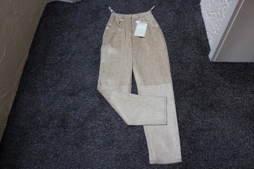 Lederhose 34 beige - gr., 34,