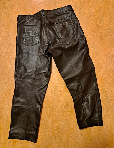 Echte lederhose schwarz - lederhose, xl